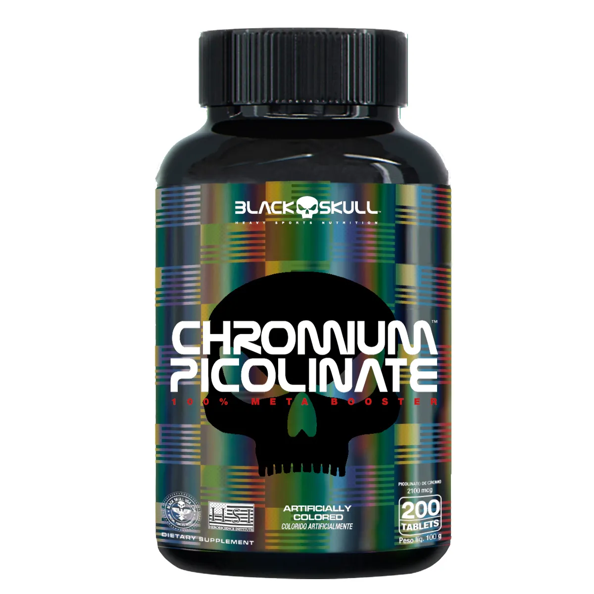 Picolinato De Cromo 200 Tabletes Black Skull com cupom de desconto