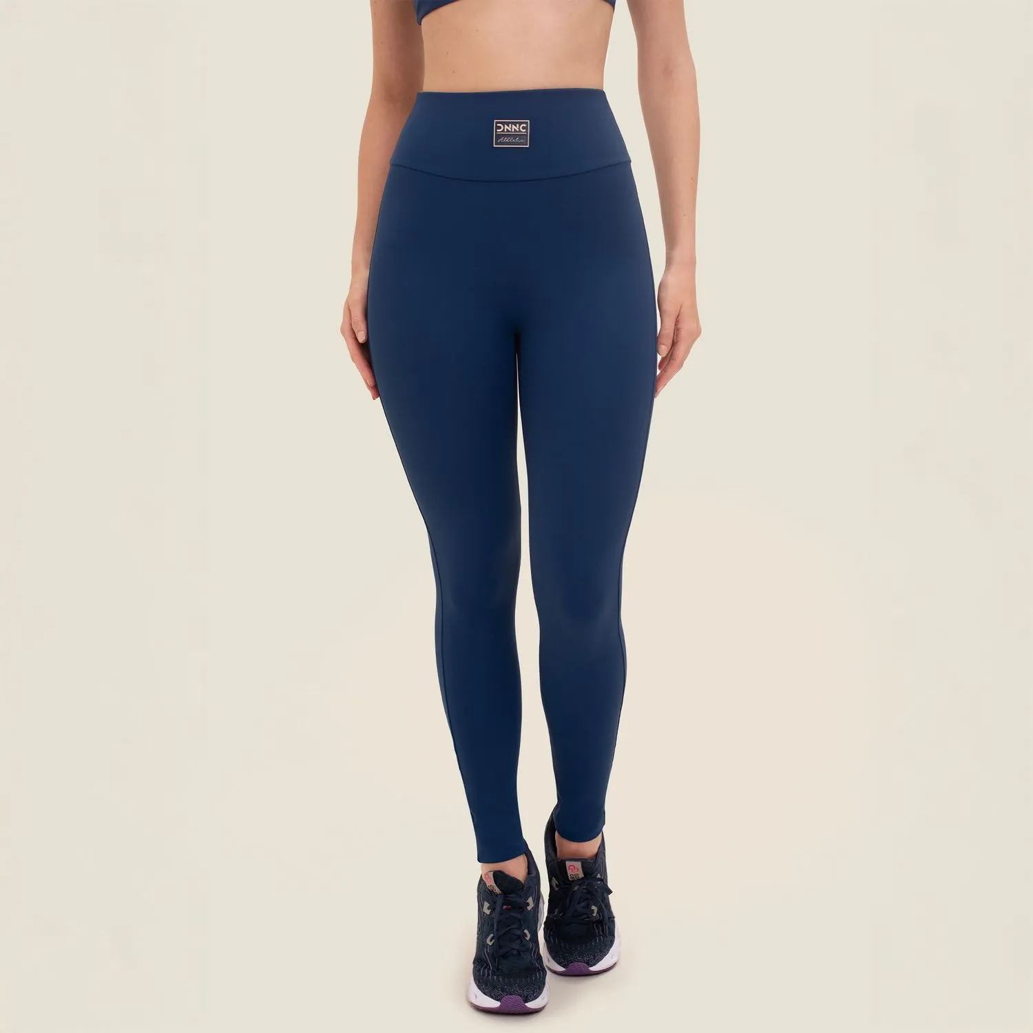 Legging Sem Costura Frontal Marinho Danúbio Poliamida — imagem 2