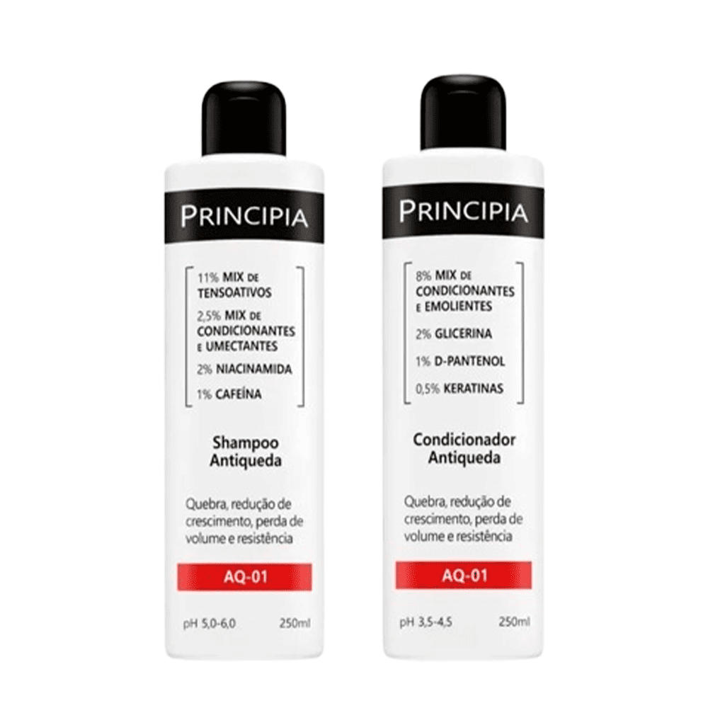 Kit Principia Shampoo + Condicionador Antiqueda Aq-01
