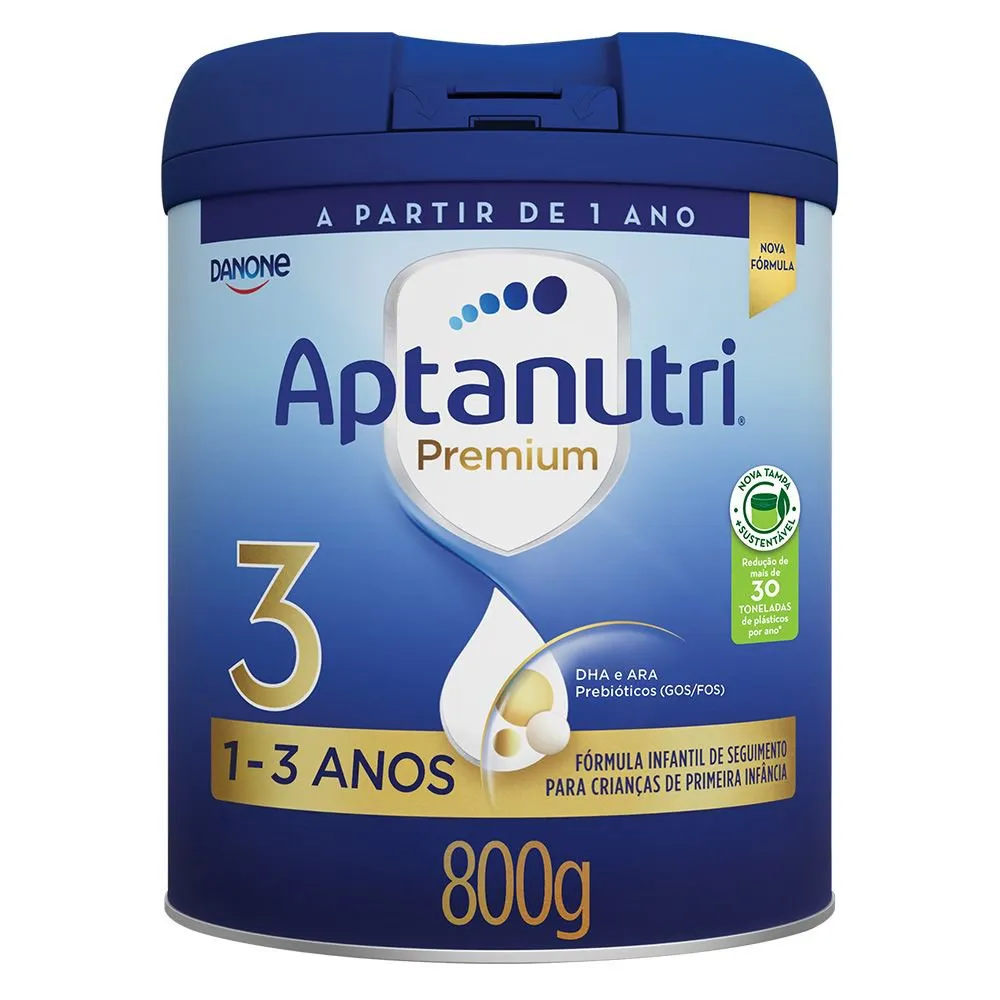 Aptanutri Premium 3 Fórmula Infantil 1 A 3 Anos 800g