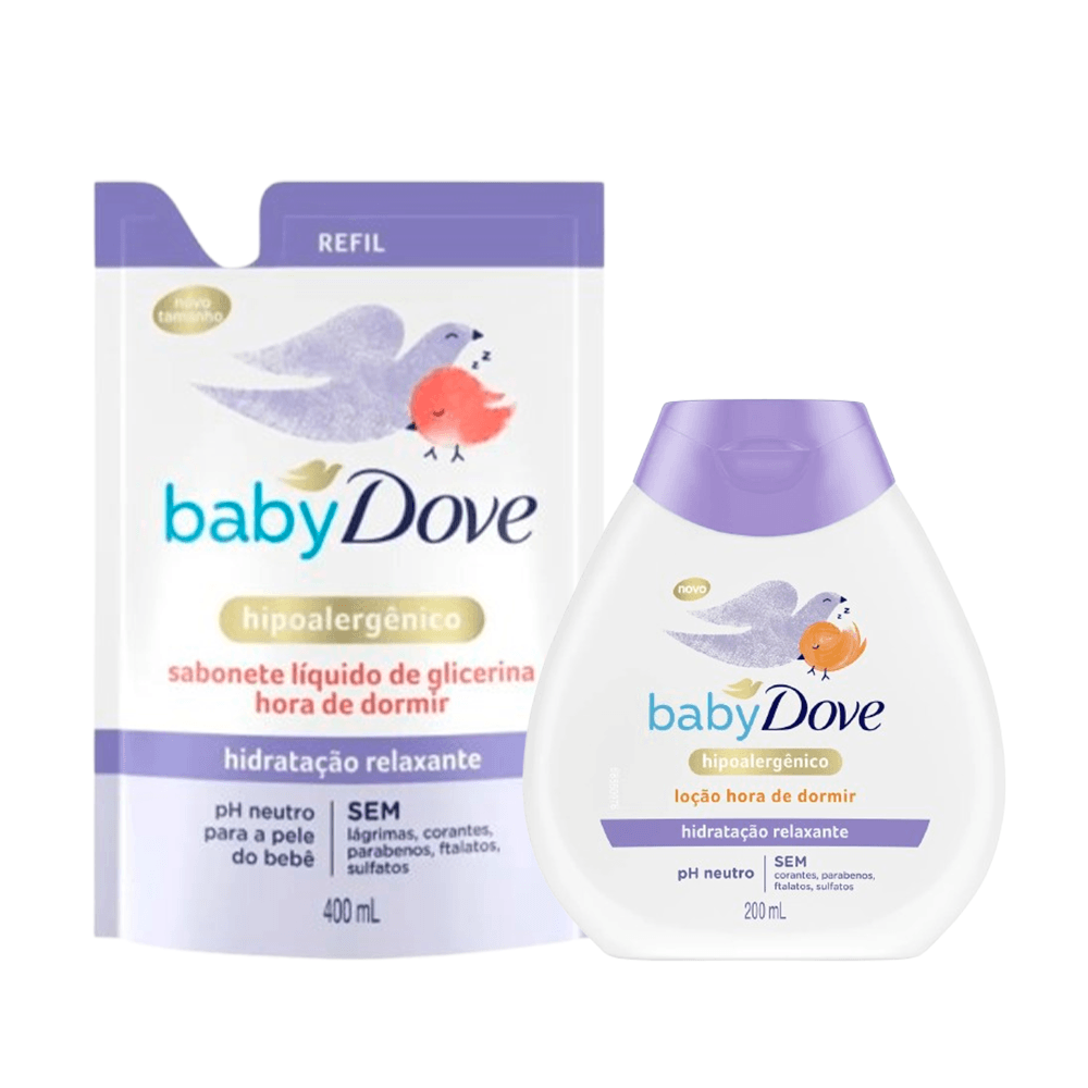 Kit Dove Baby Relaxante Hidratação