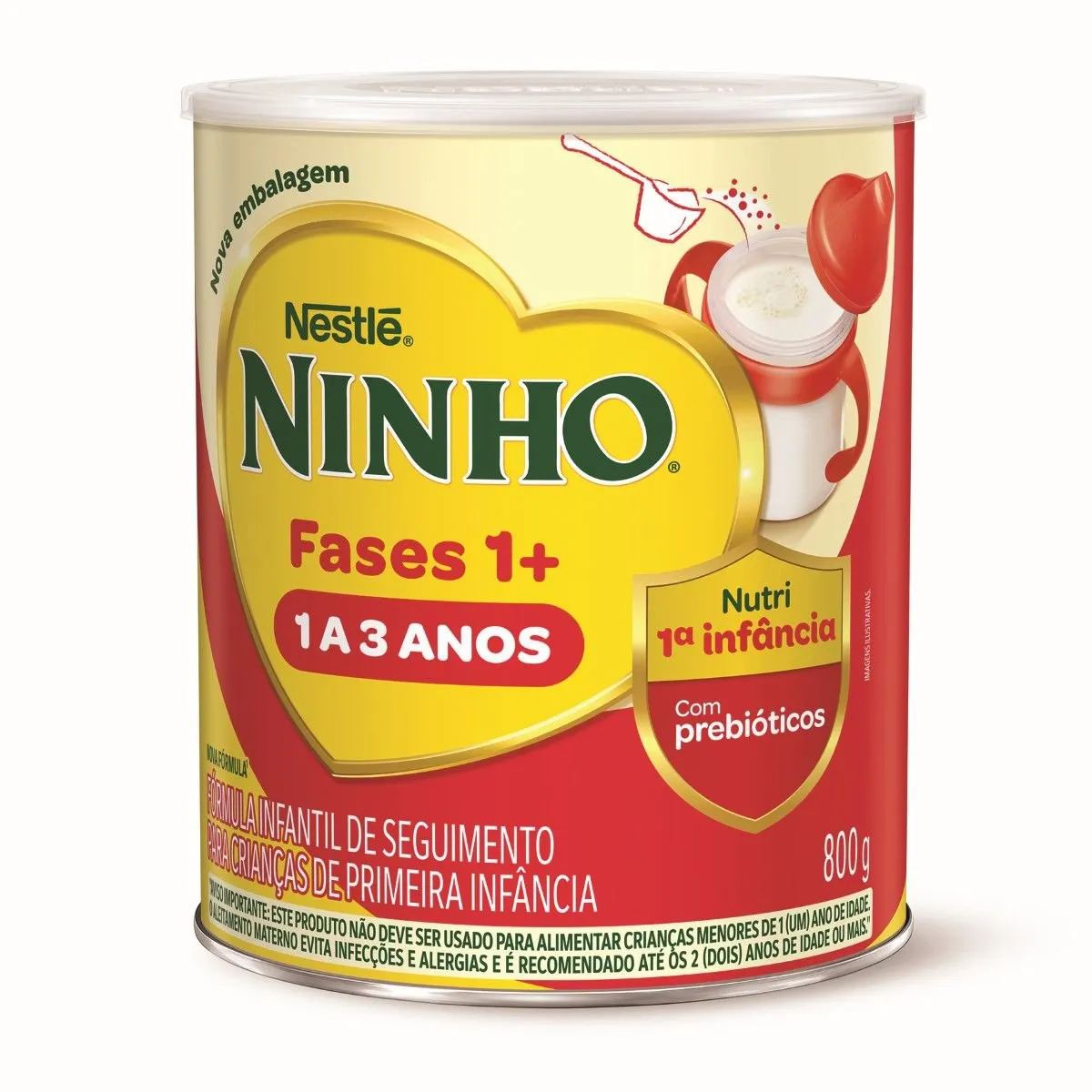 Fórmula Infantil Ninho Primeira Infância 1 A 3 Anos Nutri Fases 1